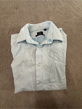 Mexx Light Blue Striped Men’s Dress Shirt